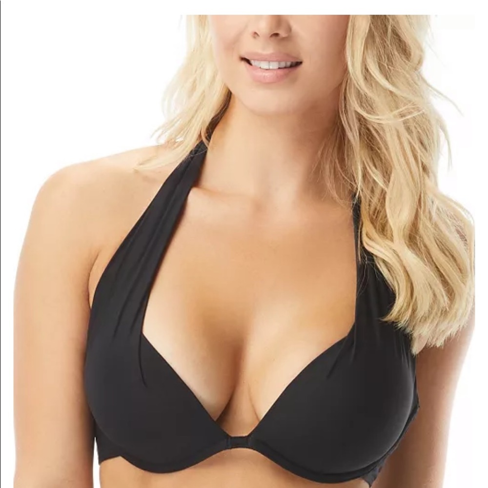 Coco Reef Black Bikini Top 36c
